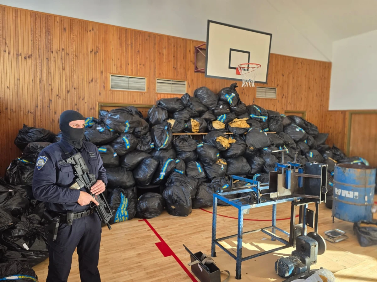 Više od dvije tone ilegalnog duhana zaplijenjeno u Pleternici