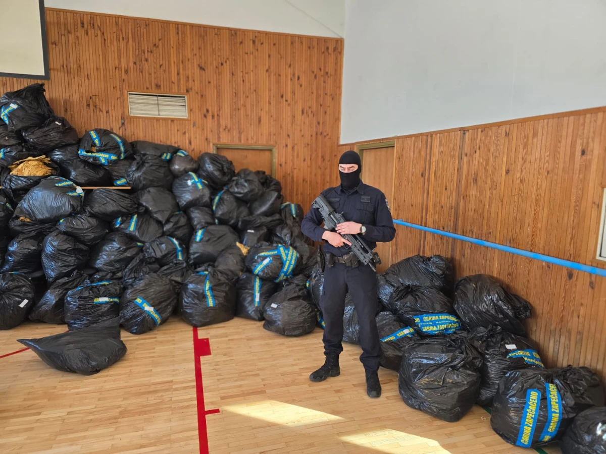 Više od dvije tone ilegalnog duhana zaplijenjeno u Pleternici