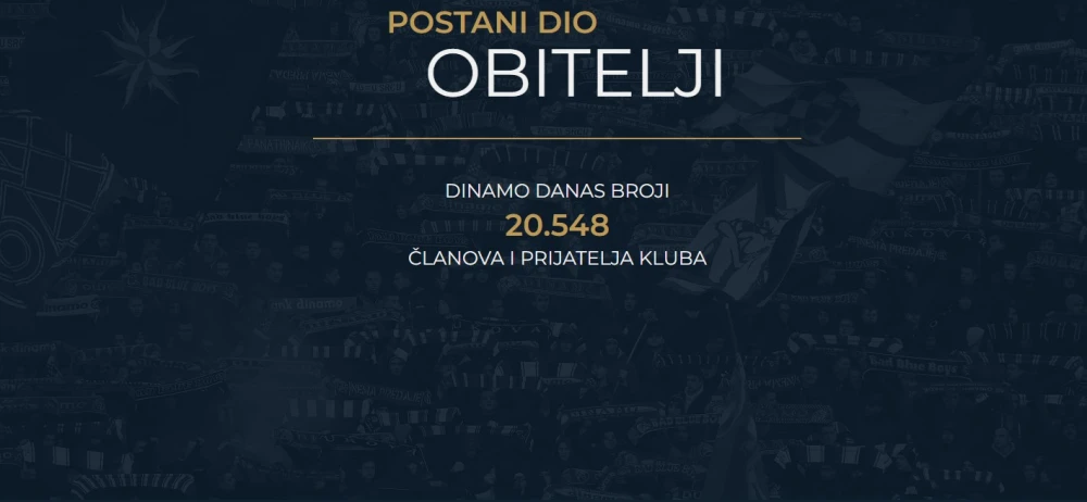 Udruga navijača Dinama Požega organizira učlanjivanje u Dinamo