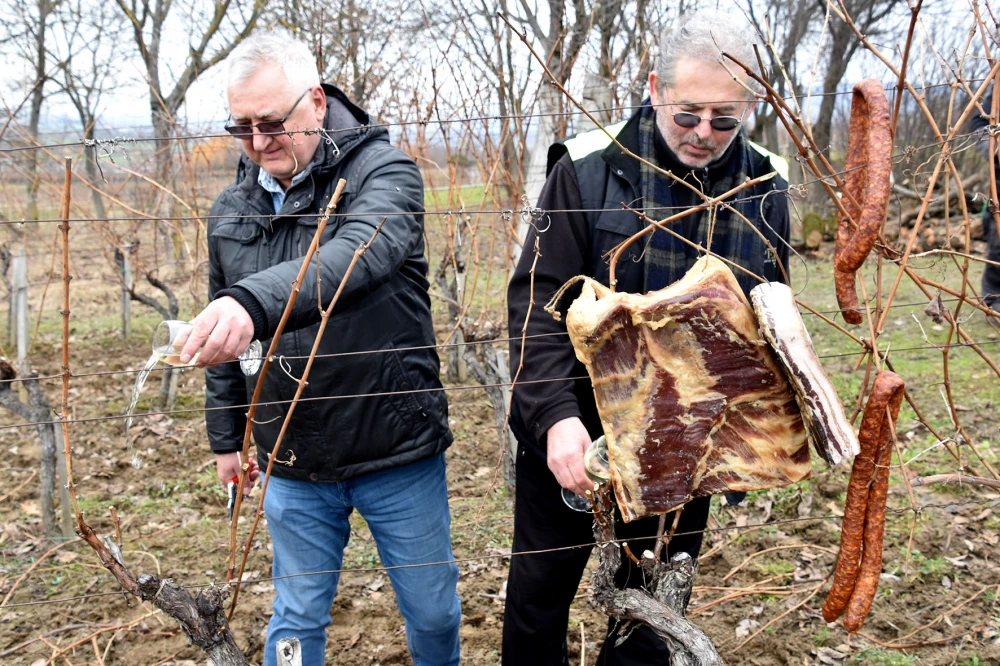 TRADICIJA NA VINKOMIRU: Proslava Vincelova u vinogradu obitelji Majstorović