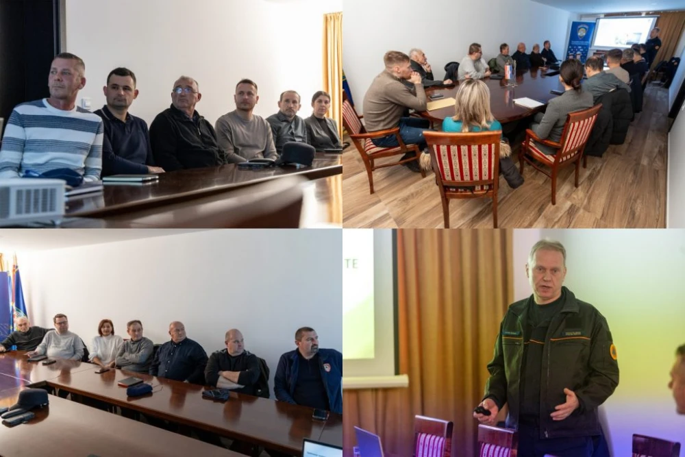 Održano osposobljavanje članova stožera civilne zaštite Grada Kutjeva i općine Čaglin