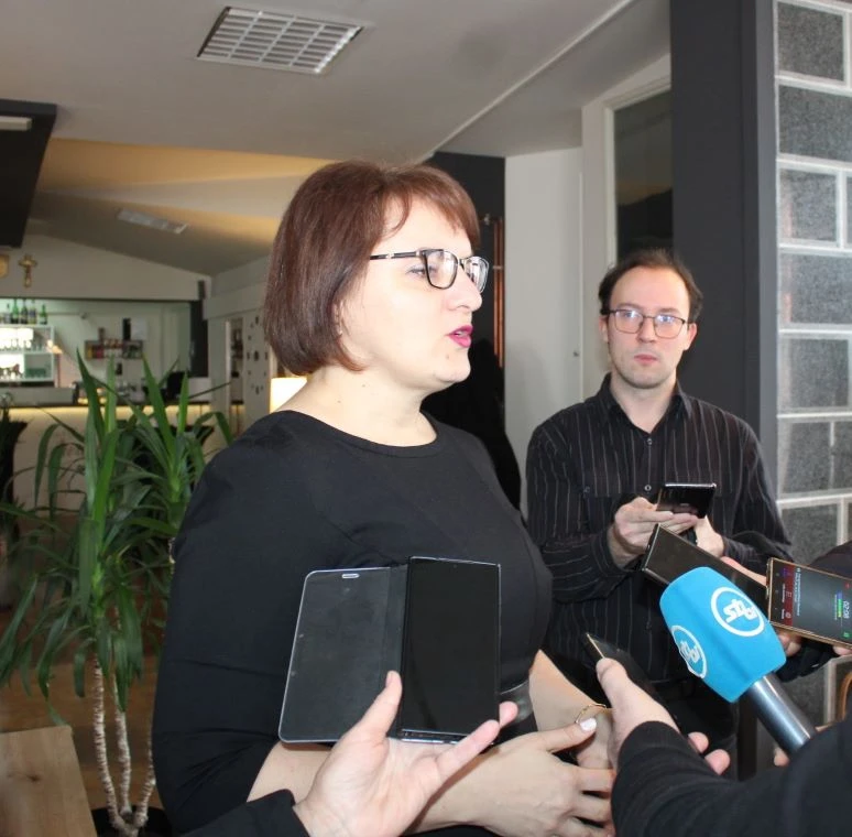 Gradonačelnica Pleternice Marija Šarić s novinarima o razvojnim projektima Pleternice