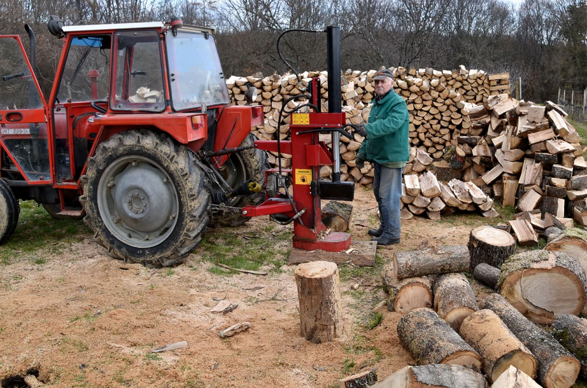 Zime se ne boji: Branko Guzmić iz Radovanaca već pripremio drva za sljedeću sezonu