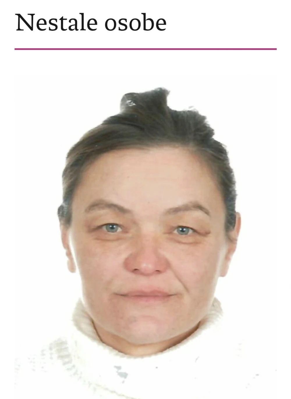 Nestala Ivanka Baketarić iz Buka!