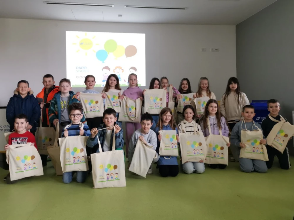 Katolička osnovna škola: Edukativna radionica u Komunalcu o odvajanju otpada 