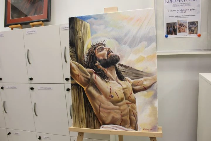 Otvorena izložba slika hrvatskog branitelja Drage Matoševića „Korizma i Uskrs“