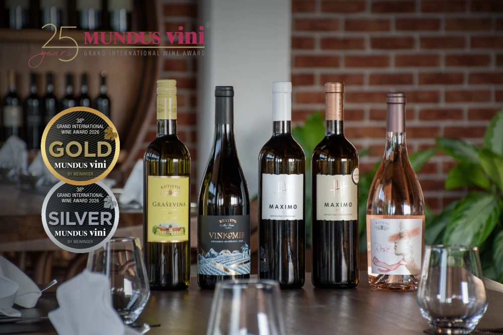 Vinarija Kutjevo ponovno među najboljima na natjecanju Mundus Vini 2026. 