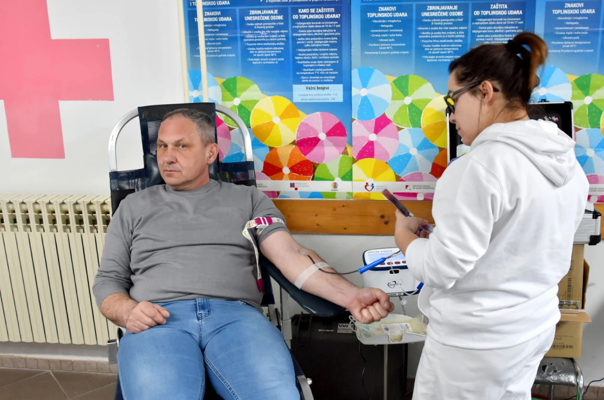 IZNIMAN ODZIV POŽEŽANA: U trodnevnoj akciji prikupljene 423 doze krvi