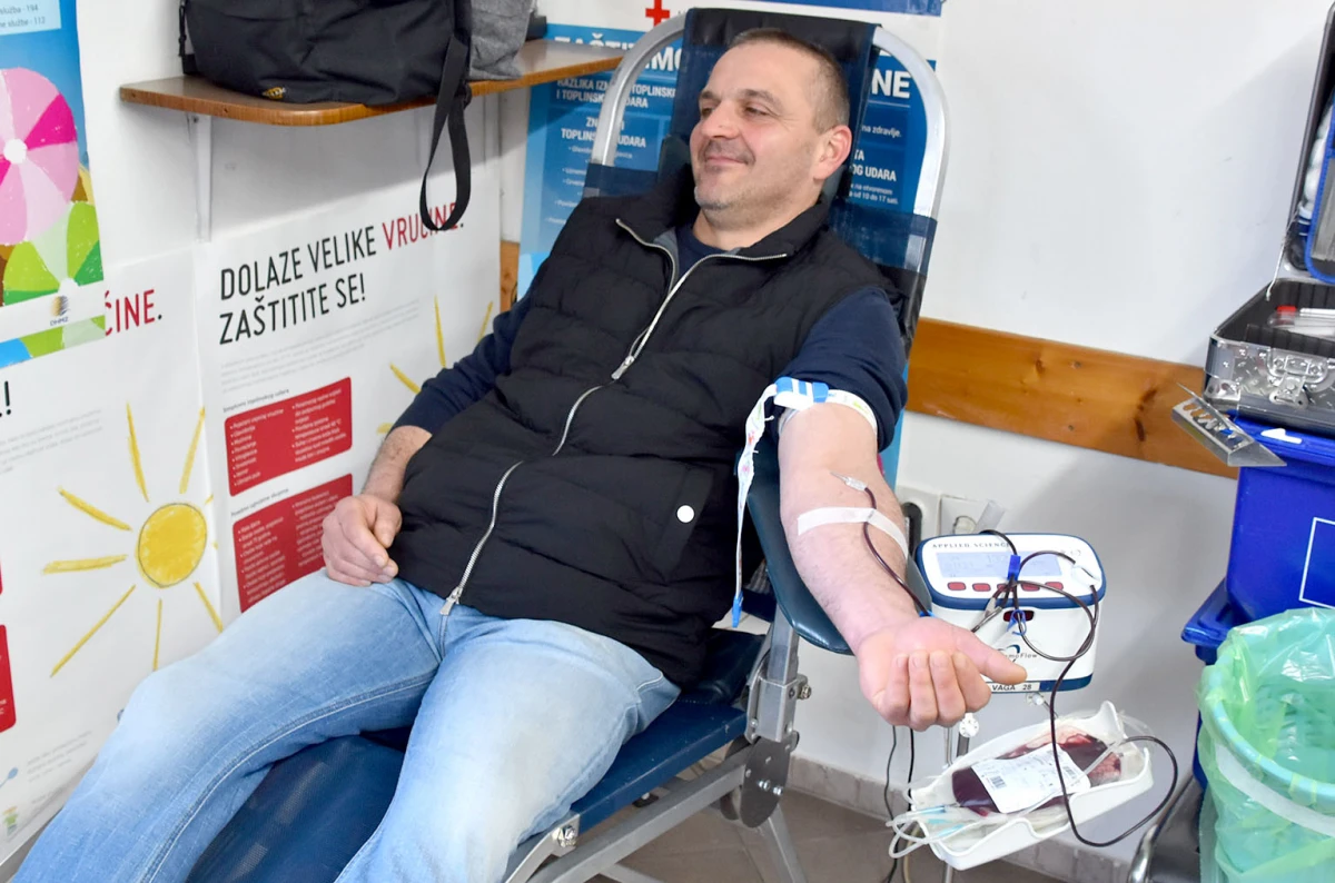 IZNIMAN ODZIV POŽEŽANA: U trodnevnoj akciji prikupljene 423 doze krvi