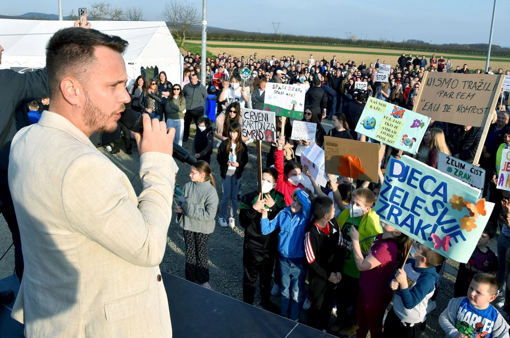 Snažna poruka iz Kutjeva: Građani uz gradonačelnika Budimira ustraju u borbi za čist zrak