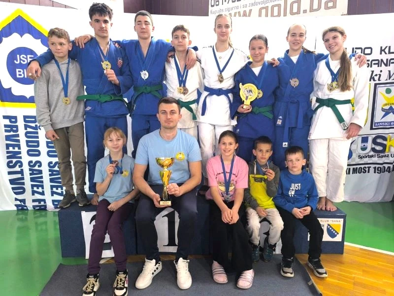 JUDO KLUB „SLAVONAC“ IZ ČAGLINA U ekipnoj konkurenciji osvojili prvo mjesto na međunarodnom turniru Sana Open 2026