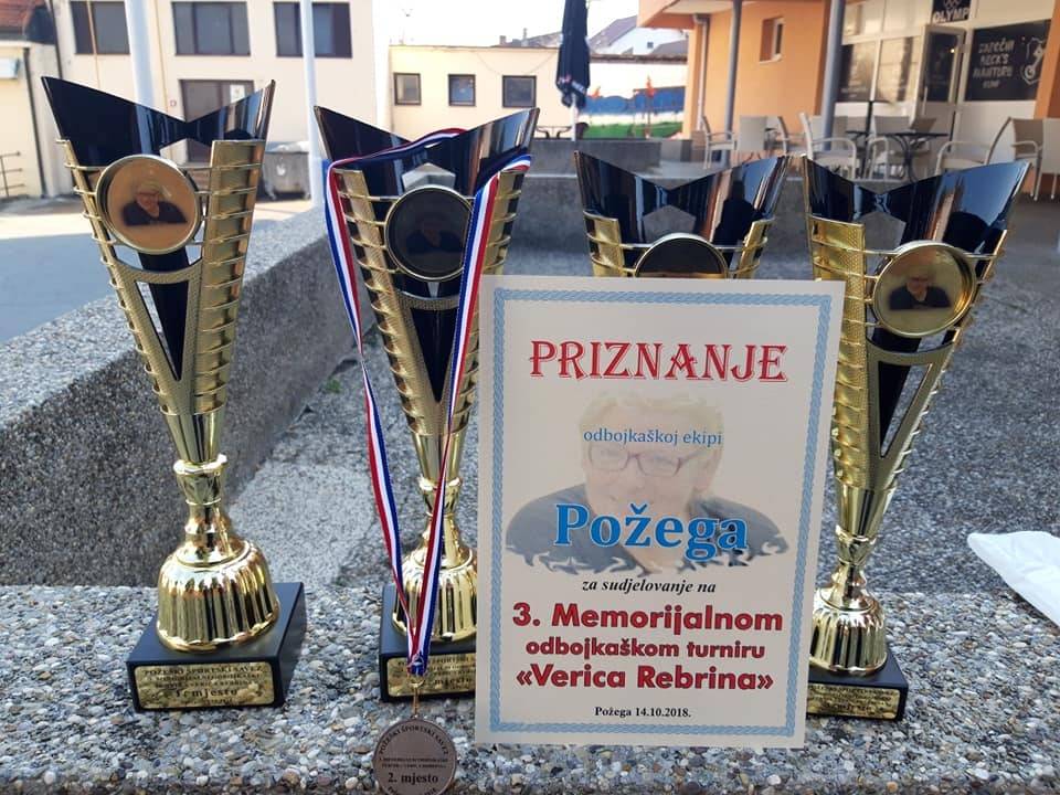 Ekipa Požege osvojila III. Memorijalni odbojkaški turnir ʺVerica Rebrinaʺ