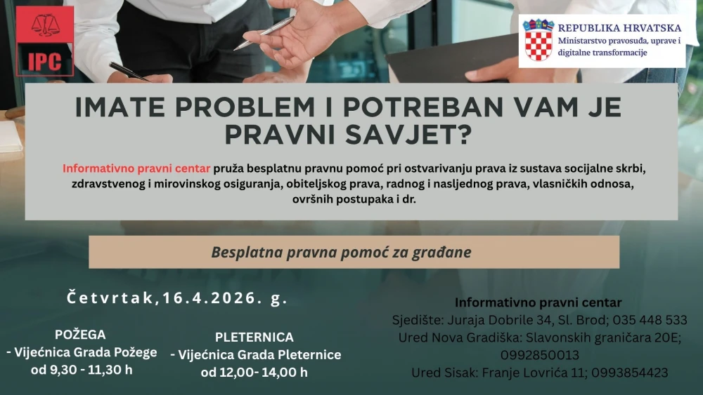 BESPLATNA PRAVNA POMOĆ GRAĐANIMA