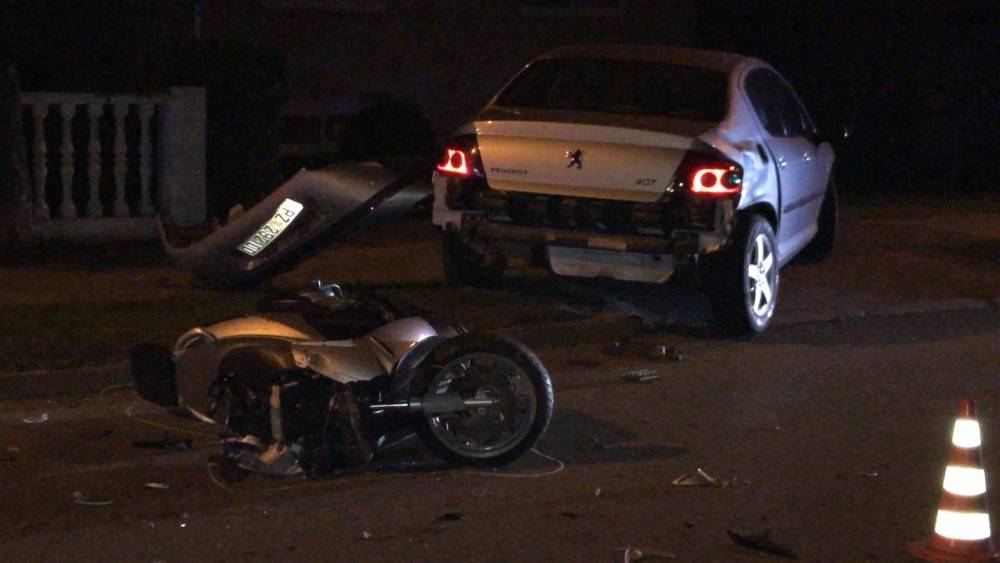 Prometna nesreća između auta i motocikla, motociklist ozlijeđen prevezen u bolnicu