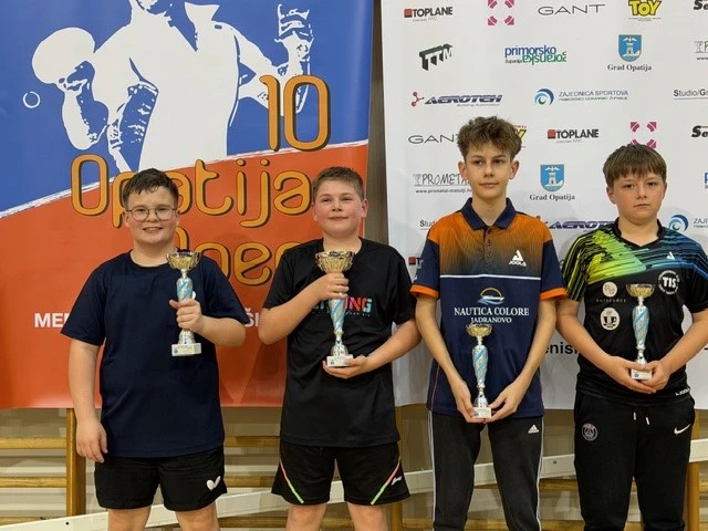Pet postolja za mlade tenisače STK Požega