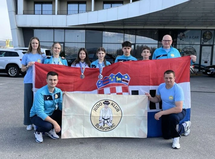 JUDO KLUB SLAVONAC:  Dvije medalje na Europskom kupu mladih nada u Sarajevu