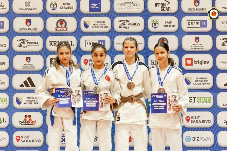 JUDO KLUB SLAVONAC:  Dvije medalje na Europskom kupu mladih nada u Sarajevu