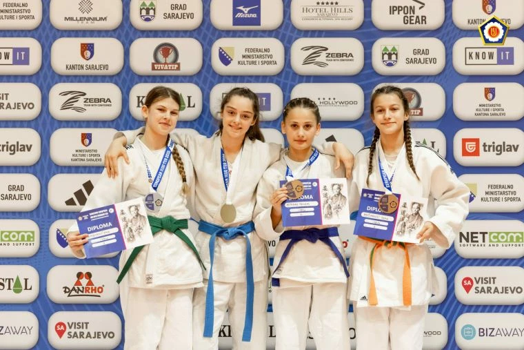 JUDO KLUB SLAVONAC:  Dvije medalje na Europskom kupu mladih nada u Sarajevu