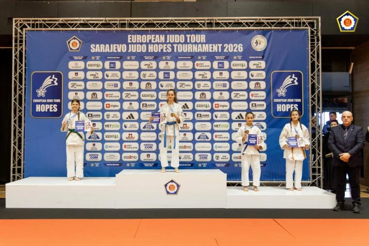 JUDO KLUB SLAVONAC:  Dvije medalje na Europskom kupu mladih nada u Sarajevu