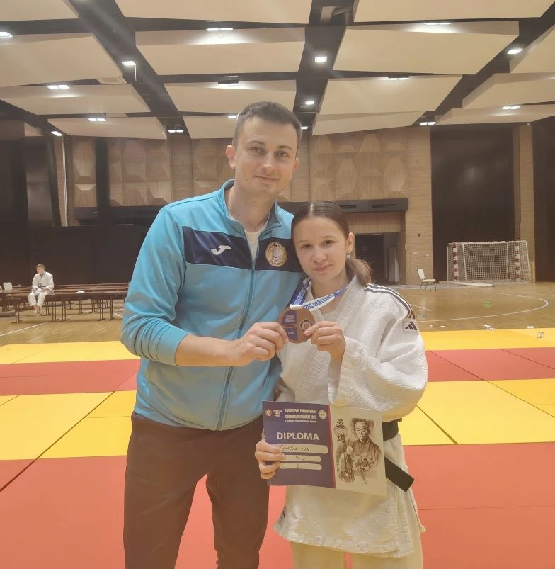 JUDO KLUB SLAVONAC:  Dvije medalje na Europskom kupu mladih nada u Sarajevu