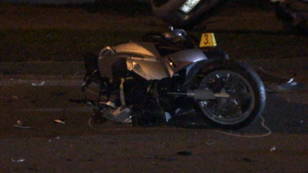 Prometna nesreća između auta i motocikla, motociklist ozlijeđen prevezen u bolnicu