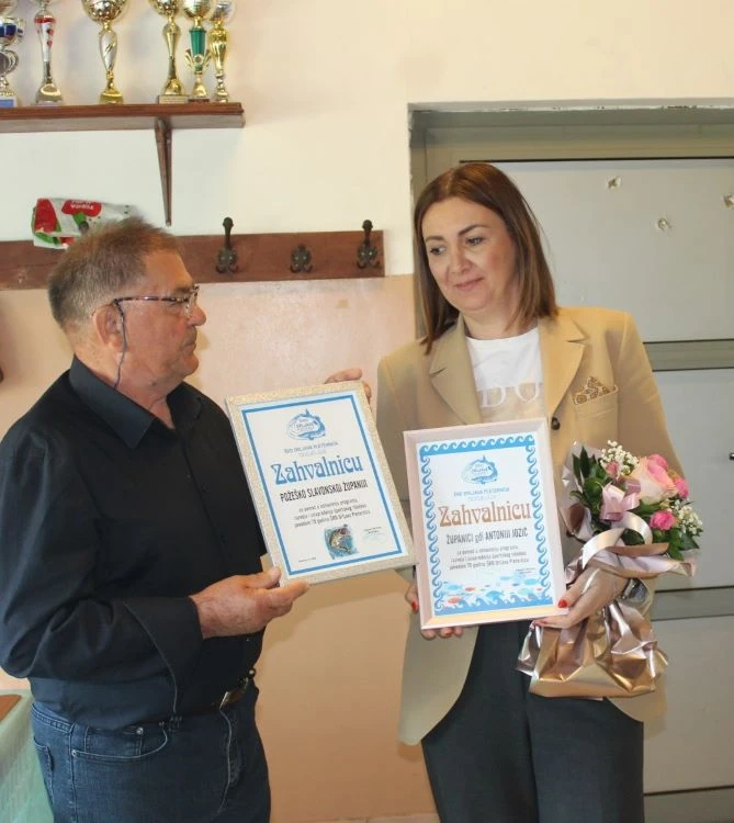 VRIJEDNI JUBILEJ: Športsko ribolovno društvo „Orljava“ obilježilo 70. obljetnicu osnutka i rada
