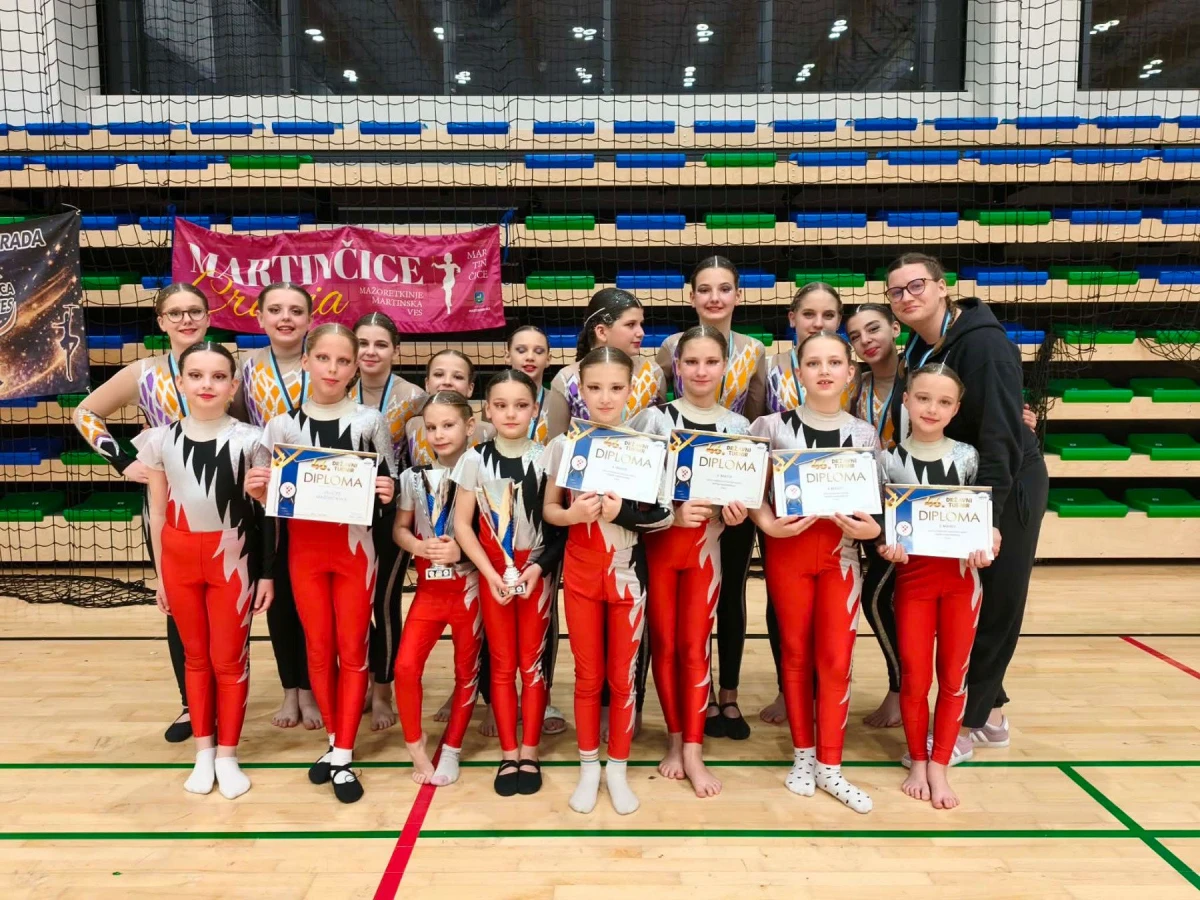 Veličke mažoretkinje izborile nastup na Europskom prvenstvu u Varaždinu