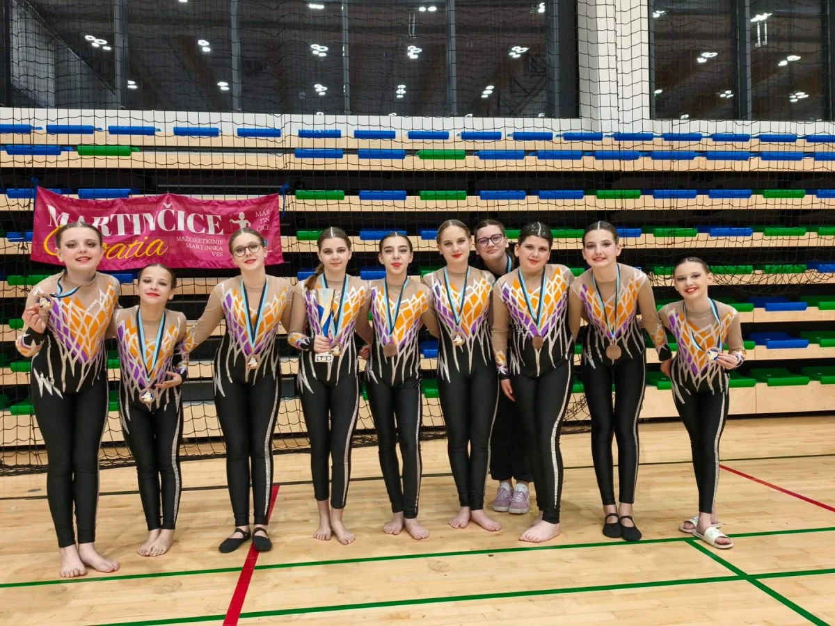 Veličke mažoretkinje izborile nastup na Europskom prvenstvu u Varaždinu