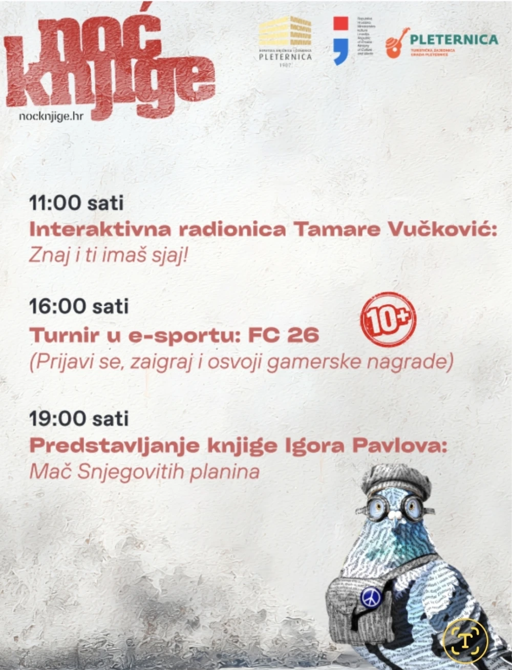 „NOĆ KNJIGE“ U PLETERNIČKOJ KNJIŽNICI: Raznovrstan program za sve uzraste 