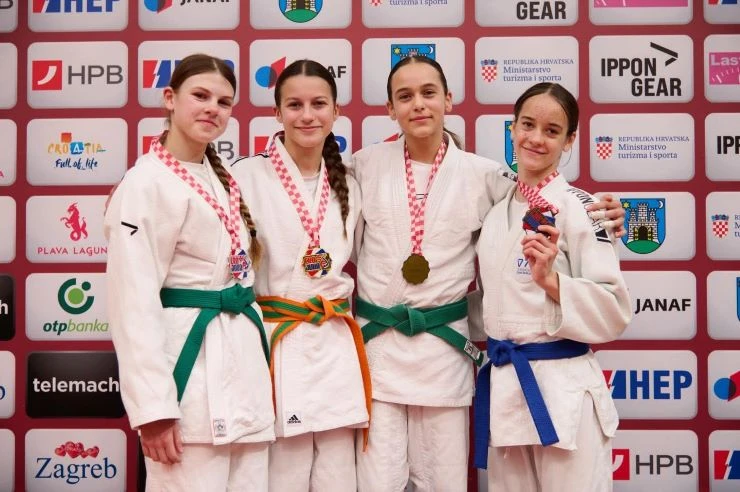 JUDO KLUB SLAVONAC: Ema Blagojević viceprvakinja Hrvatske u uzrastu do 14 godina  