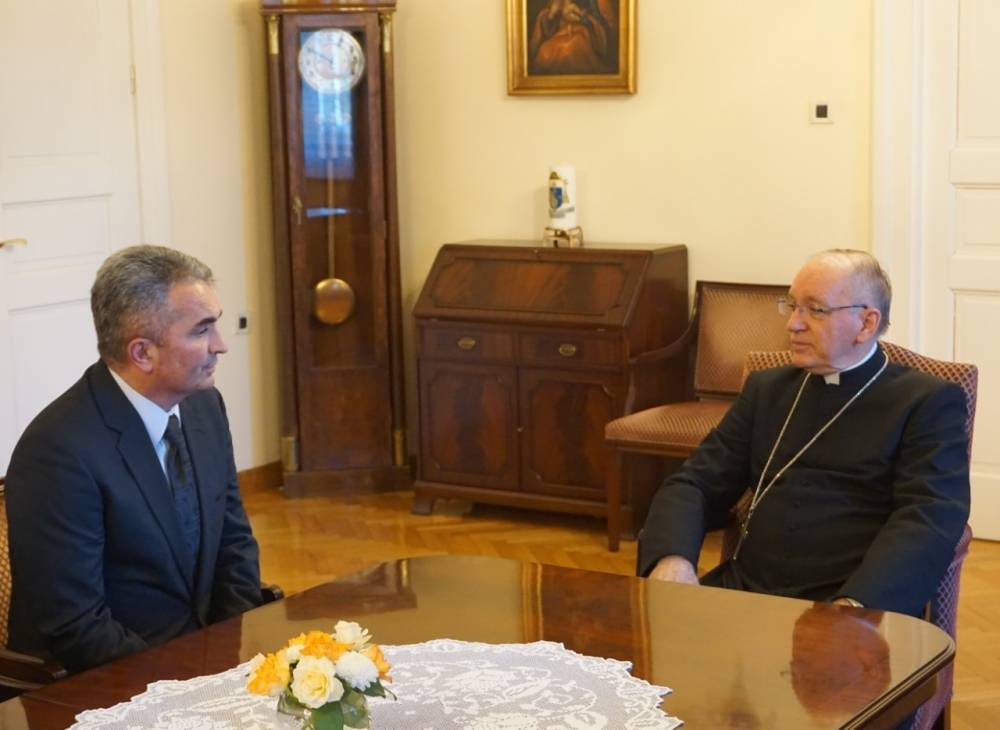 Biskup Škvorčević primio dekana požeškog Veleučilišta