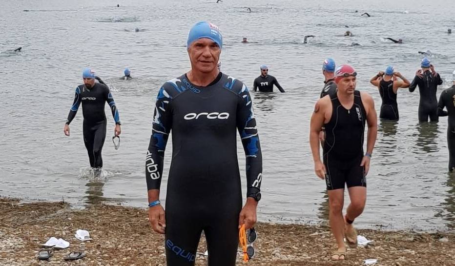 Kako je 67-godišnji Požežanin Vinko završio svoj prvi triatlon (half Ironman)