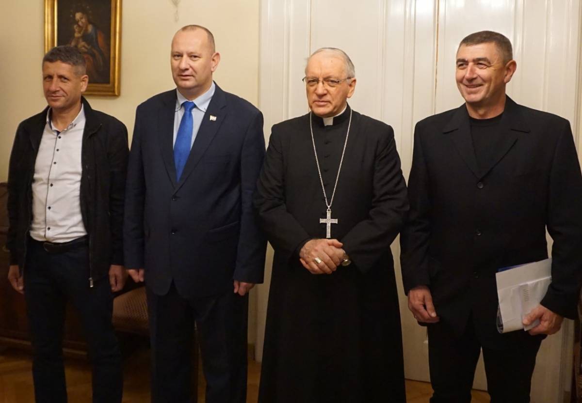 Biskup Škvorčević primio pomoćnika ministra hrvatskih branitelja
