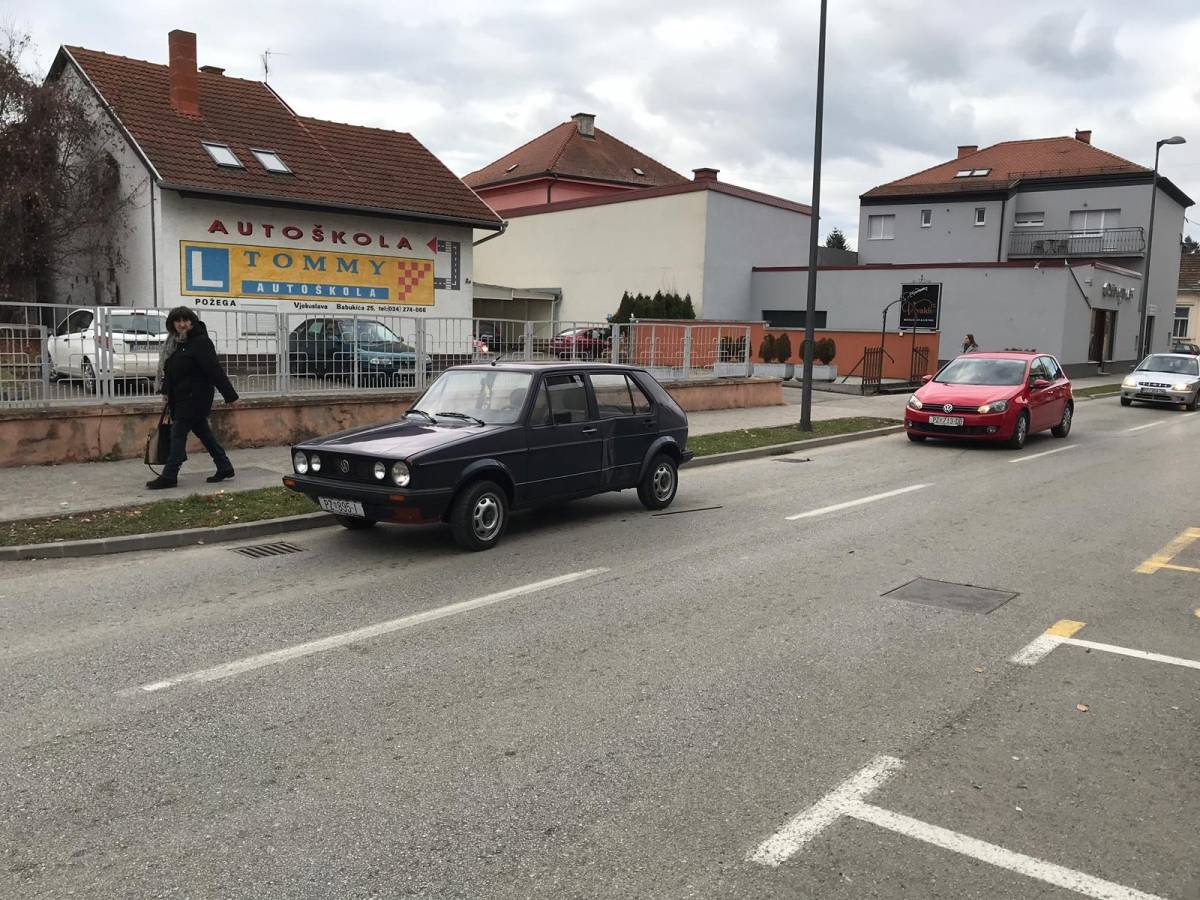 Prometna nesreća u Ulici Republike Hrvatske u Požegi