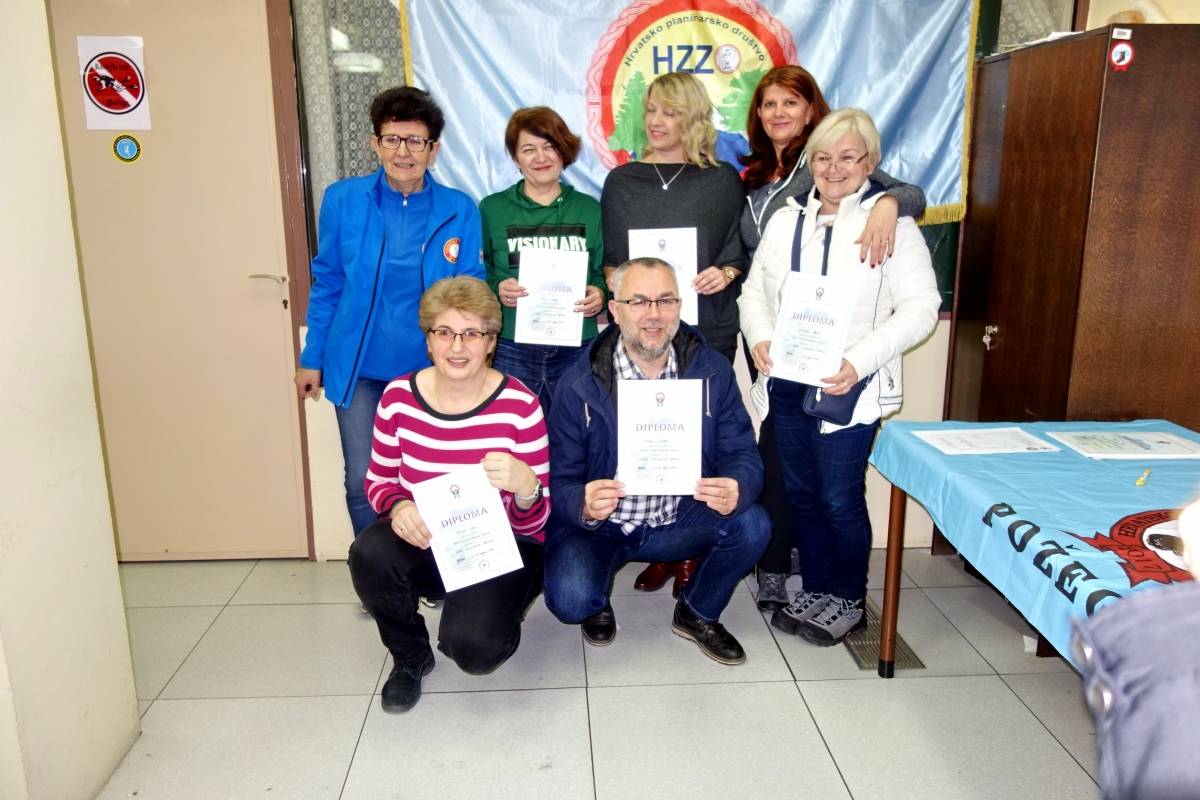 Dodjela diploma i završetak Opće planinarske škole HPD Gojzerica Požega