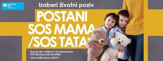 SOS Dječje selo Hrvatska traži SOS mame/SOS tate