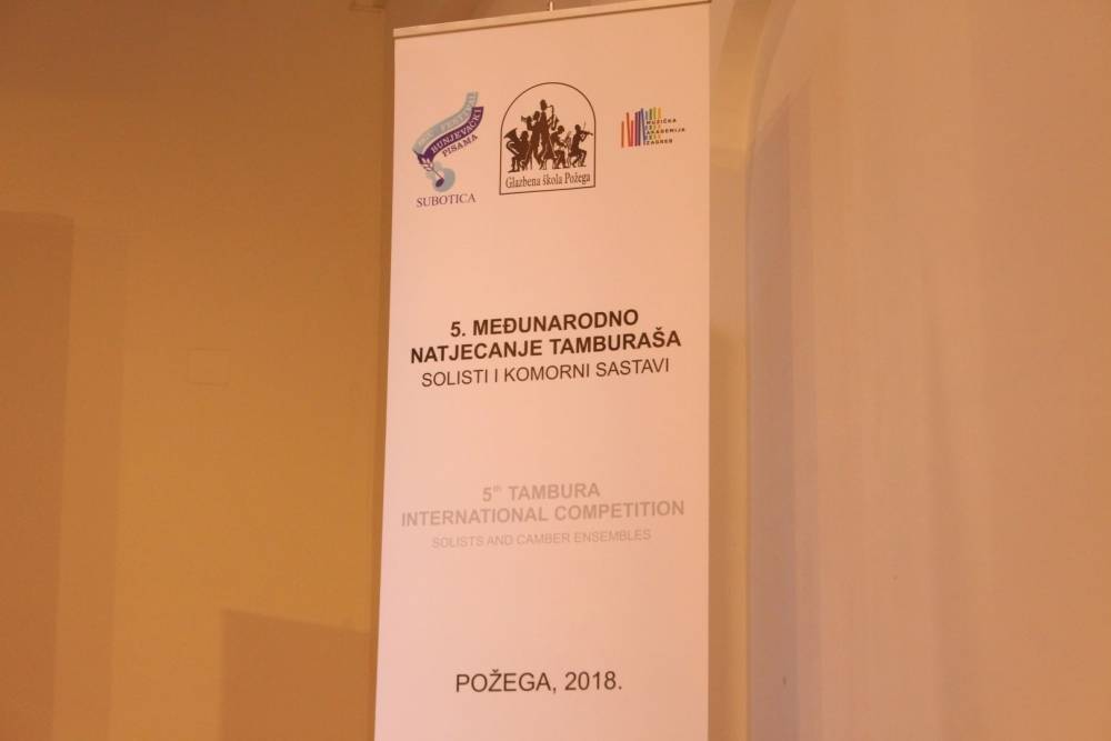 Otvoreno Međunarodnog natjecanja tamburaša Požega 2018.