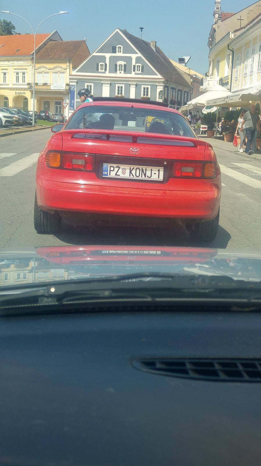 FOTKA DANA: Samo u Požegi- konj na cesti!