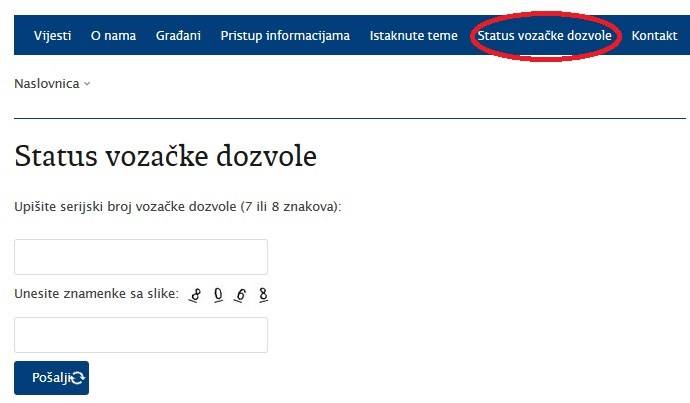 STIGLA JEDNA KORISNA NOVOST: Ovdje provjerite status svoje vozačke dozvole