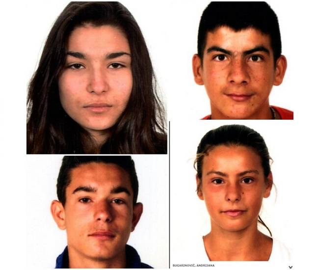 Pronađeno četvero maloljetnika- Katarina, Andrijana, Jovo i Zlatko