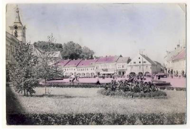 Razglednica iz Požege 1950-ih godina