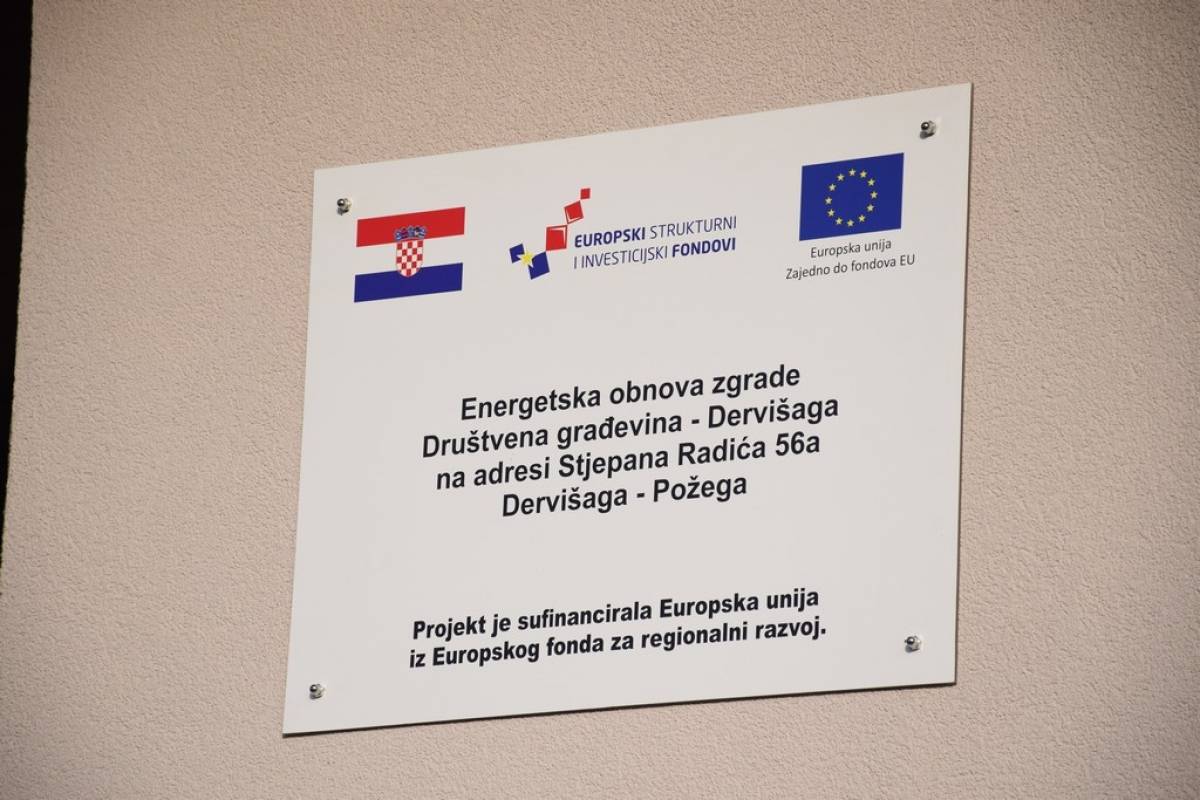 Završeni radovi na energetskoj obnovi društvenog doma u Dervišagi