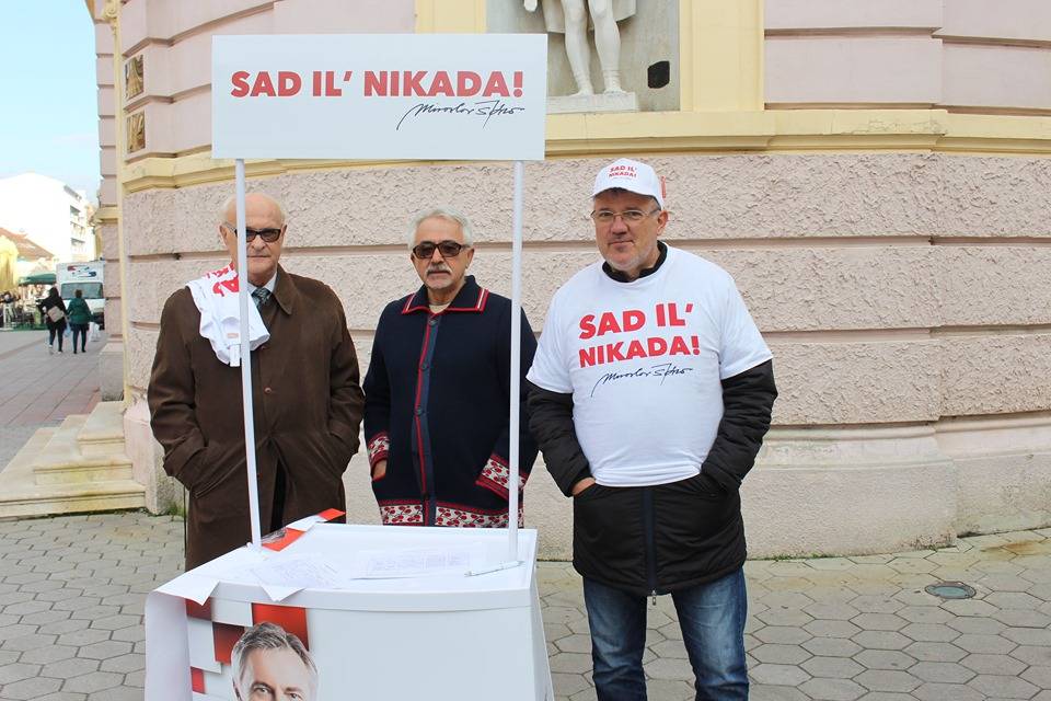 U Požegi i Pleternici počelo skupljanje potpisa za predsjedničke kandidate