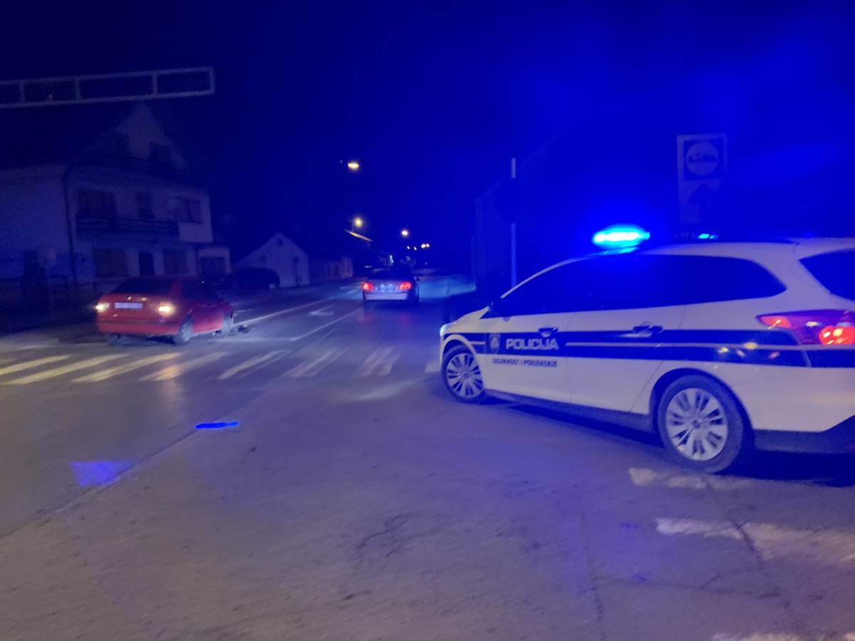 Prometna nesreća u Požegi na križanju Frankopanske i Radićeve kod ”Calimera”