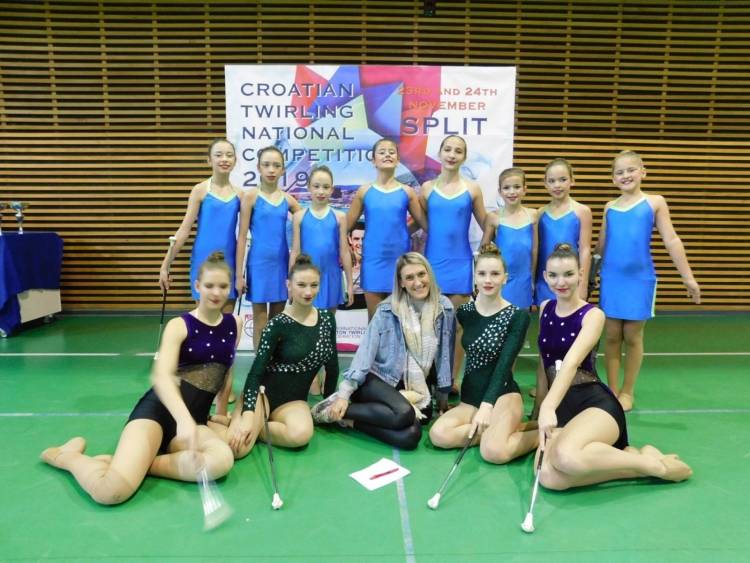 Twirling klub Požega osvojio 14 medalja na državnom prvenstvu u twirling