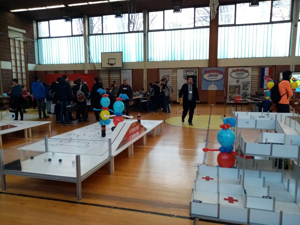 Požeški srednjoškolci, Marin Francuz i Luka Margetić, četvrti na RoboCupu Junior Zagreb 2019.