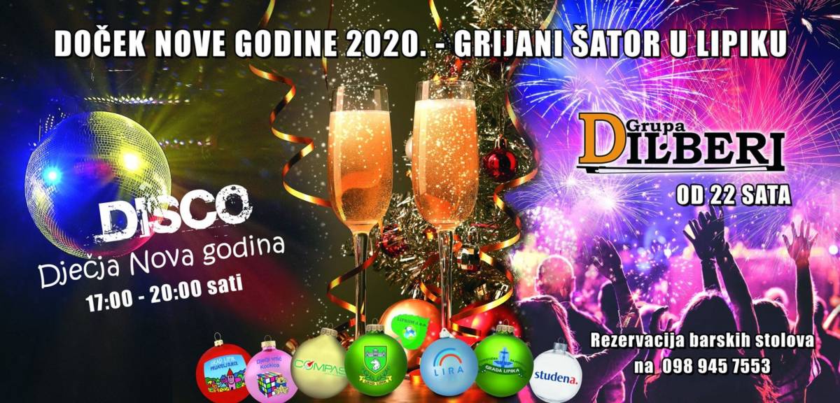 Organizirani dočeci Nove godine u Lipiku