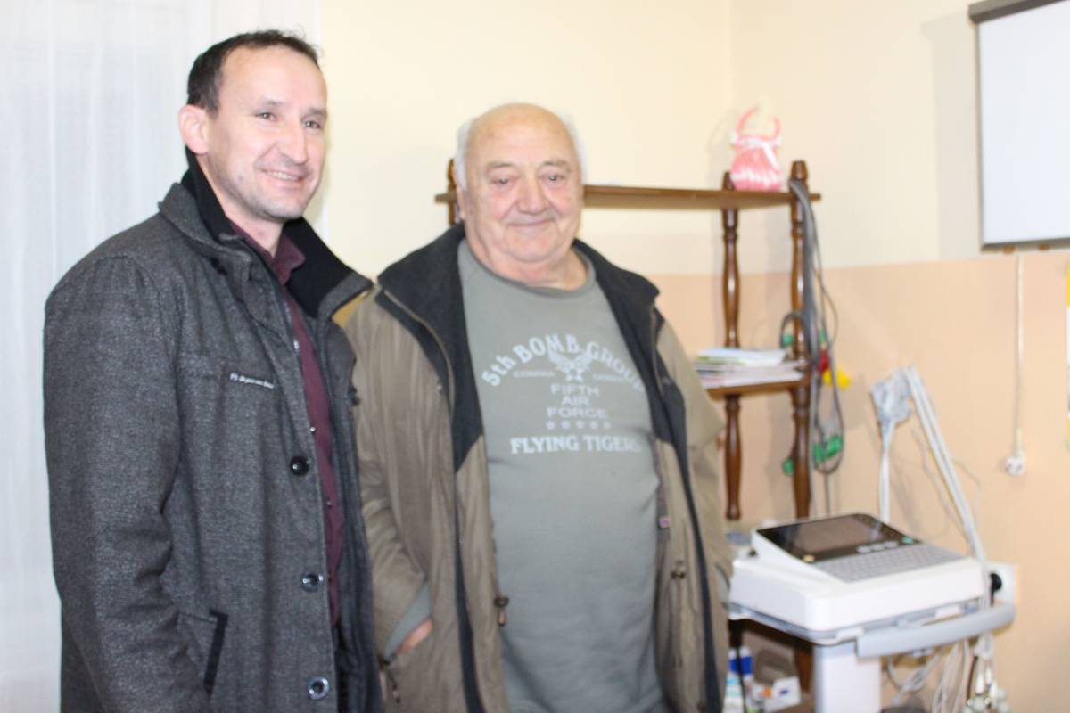 Mato Veić donirao Domu zdravlja PSŽ u Čaglinu aparat za EKG