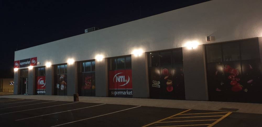 Velički poslovni centar pri kraju izgradnje, prvi stanar trgovina NTL