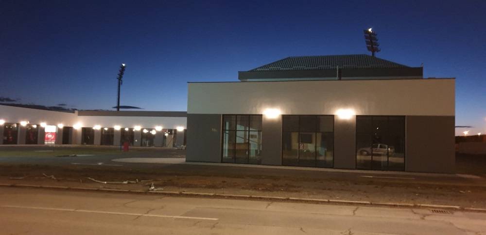 Velički poslovni centar pri kraju izgradnje, prvi stanar trgovina NTL